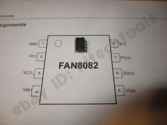 (Qty 5) Fairchild FAN8082 bi-directional DC motor driver