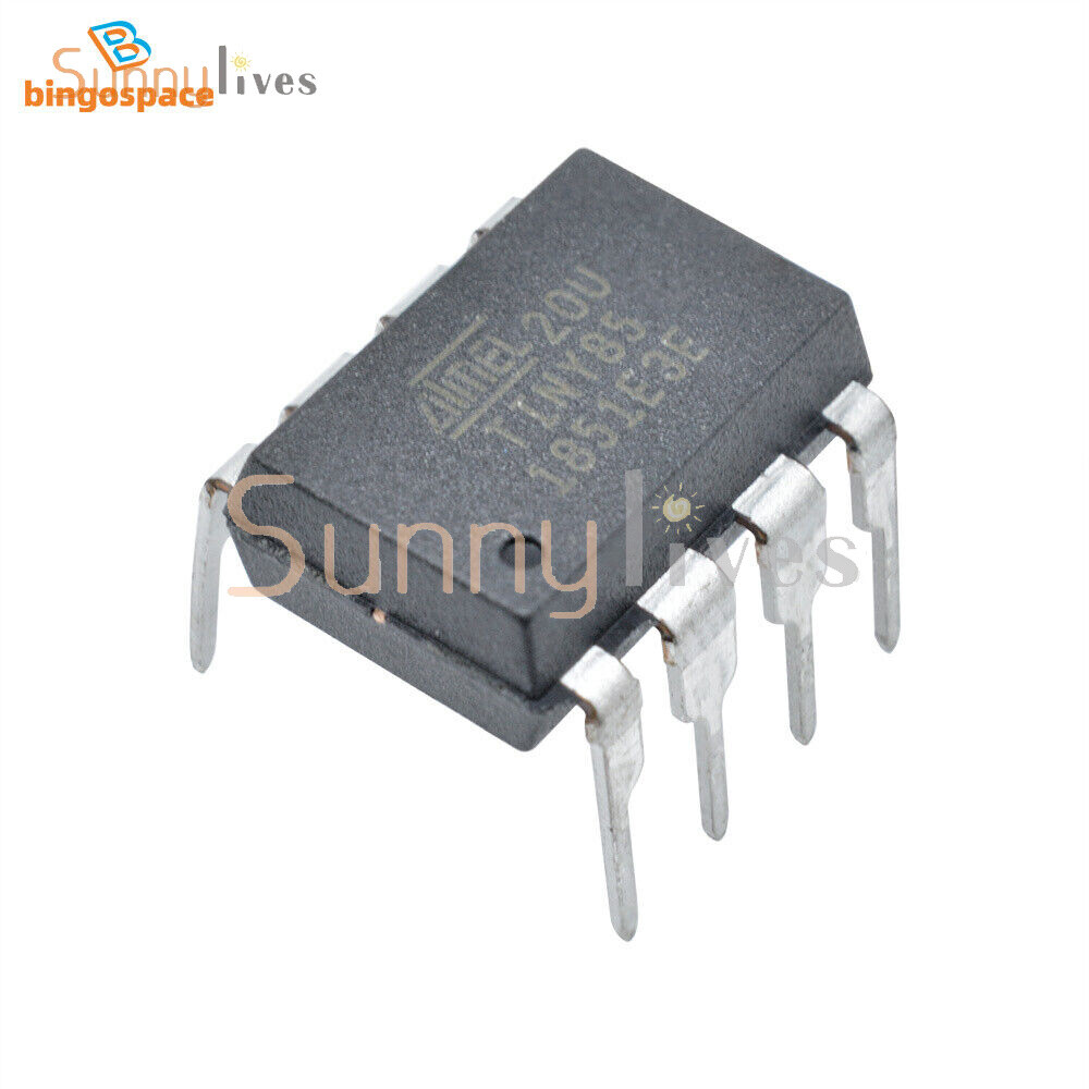 New ATMEL ATTINY85-20PU Tiny85-20PU DIP-8 Chip IC MCU 8Bit 8Kb Flash DIP