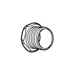 SEPCO 91Z, 3/4″, Die-Cast, Male/Hex Head, IMC/Rigid Conduit Nipple , 1pc