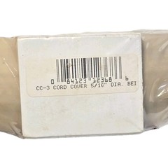 Flexiduct Geist CC-3 Cord Cover Cable Management Beige 6ft Fits 5/16″ Cables