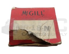 LOT OF 2 NEW MCGILL MR 18 N NEEDLE ROLLER BEARING 1-1/8″ BORE *READ*