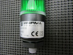 Werma 693 510 55 Stack Light 24VDC Red/Green IP65 2 Light Elements 693.510.55