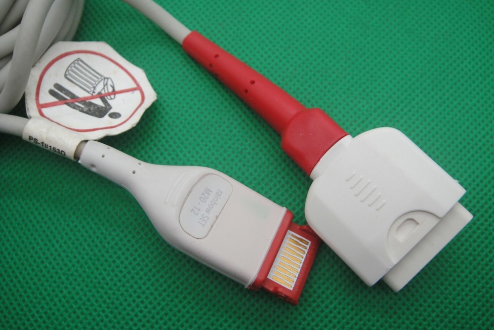 Masimo Rainbow M20-12 4238 M20 Connector Patient Cable for SC-200 19H04 N Sensor