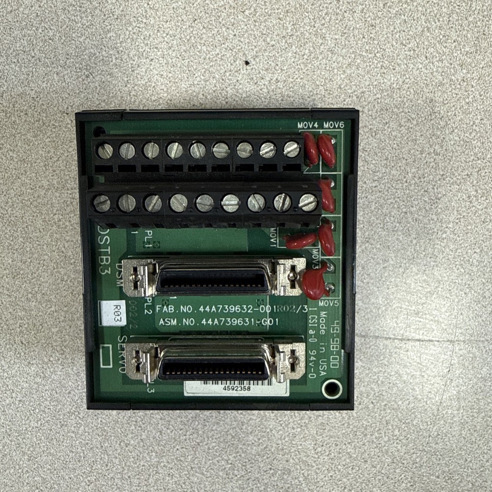 GE FANUC IC693ACC335A SERIES 90-30 AXIS TERMINAL BOARD MODULE. Good used