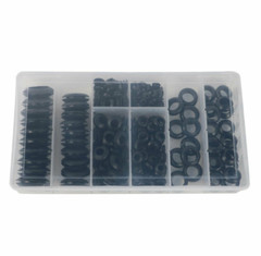 200pcs Rubber Grommet Assortment Set Electrical Wire Juncture Gasket Kit Black