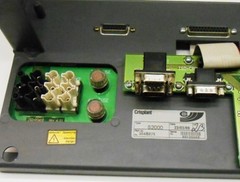 CRISPLANT TILT TRAY SORTER CONTROLLER CIRCUIT BOARD W/ BRACKET, S2000, 281B608