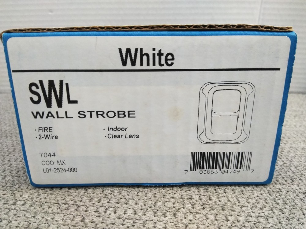 NEW System Sensor SWL Wall Strobe Fire Alarm White ( INDOOR CLEAR LENS)