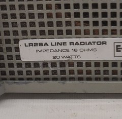 Vintage EV University Sound LR2SA Line Radiator Speaker Column Tested