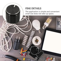 5Pcs Durable Rotary Encoder Modules with Rotary Knob for Machine Control Black