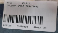 Coleman Cable 224476402 Seoprene Portable Cord 250ft