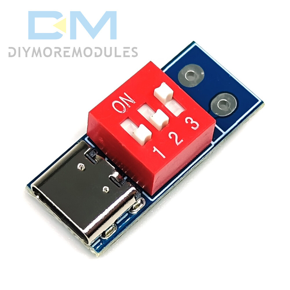 Type-C PD Fast Charging Decoy Trigger Module 5V 9V 12V 20V Adjustable Voltage 5A