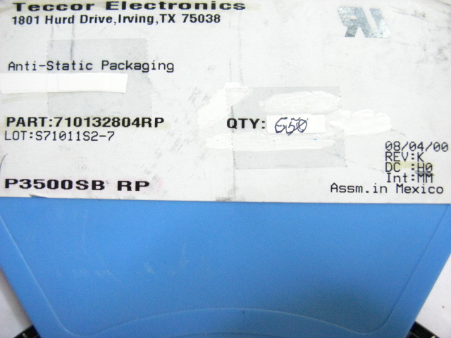 QTY (100) TECCOR P3500SBRP DO-214AA SIDACTOR 320V 250a SURFACE MOUNT