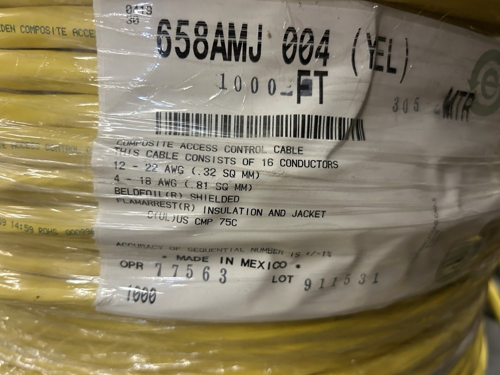 BELDEN 658AMS-000-1000 / 658AMS0001000 (BRAND NEW)
