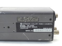 Hitachi VK-C350 Color Video Camera 12VDC Computar 12.5-75mm 1:1.6 Zoom Lens