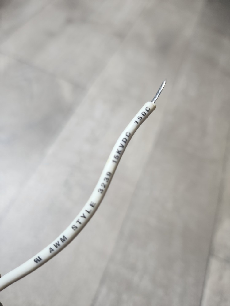 10′ Feet 18 AWG High Voltage Silicone Rubber UL 3239 15KVDC 150C