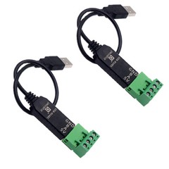 2X 30cm USB to RS485 RS-485 Serial Port Device Converter Adapter Extension Cable