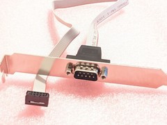 RS-232 Serial COM DB9 to P=2.0 M/F IDC Flat Ribbon Cable Connector 30cm Length