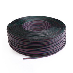 Flat Ribbon Cable 3 4 5 6 Pin Way Hook-up Wire Flexible PVC Cable LED Connectors