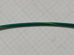 Sequel Wire #18awg Tinned Copper Hook-Up Wire UL1007/1569 Green/Yellow /100ft