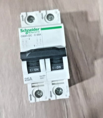 2PCS LOT- Schneider A9N61533 miniature circuit breaker-C60H -2poles -25A-C- NEW