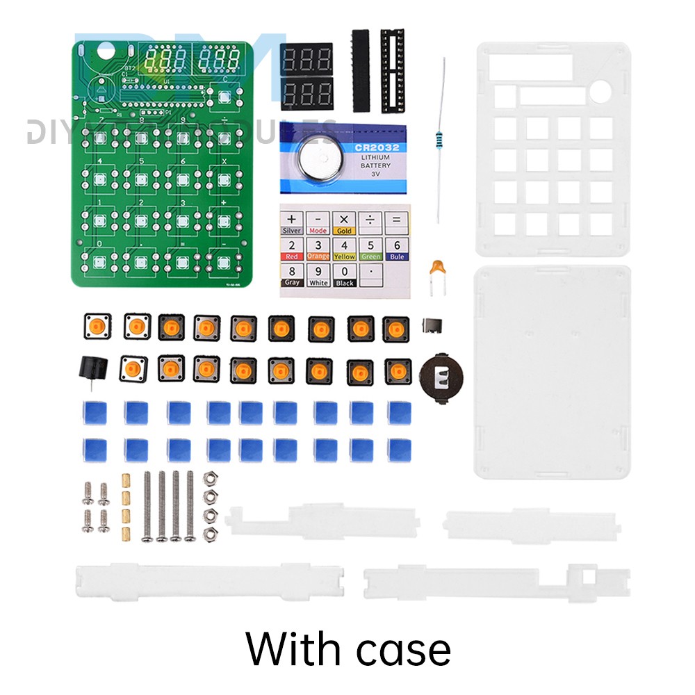 LED Digital Tube Display Calculator Electronic DIY Kit Soldering Practice Parts
