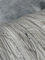 Agave Wire 5000 ft 18 AWG 16/30 Tc,Tinned Copper .015 PVC White,UL 1007/1569