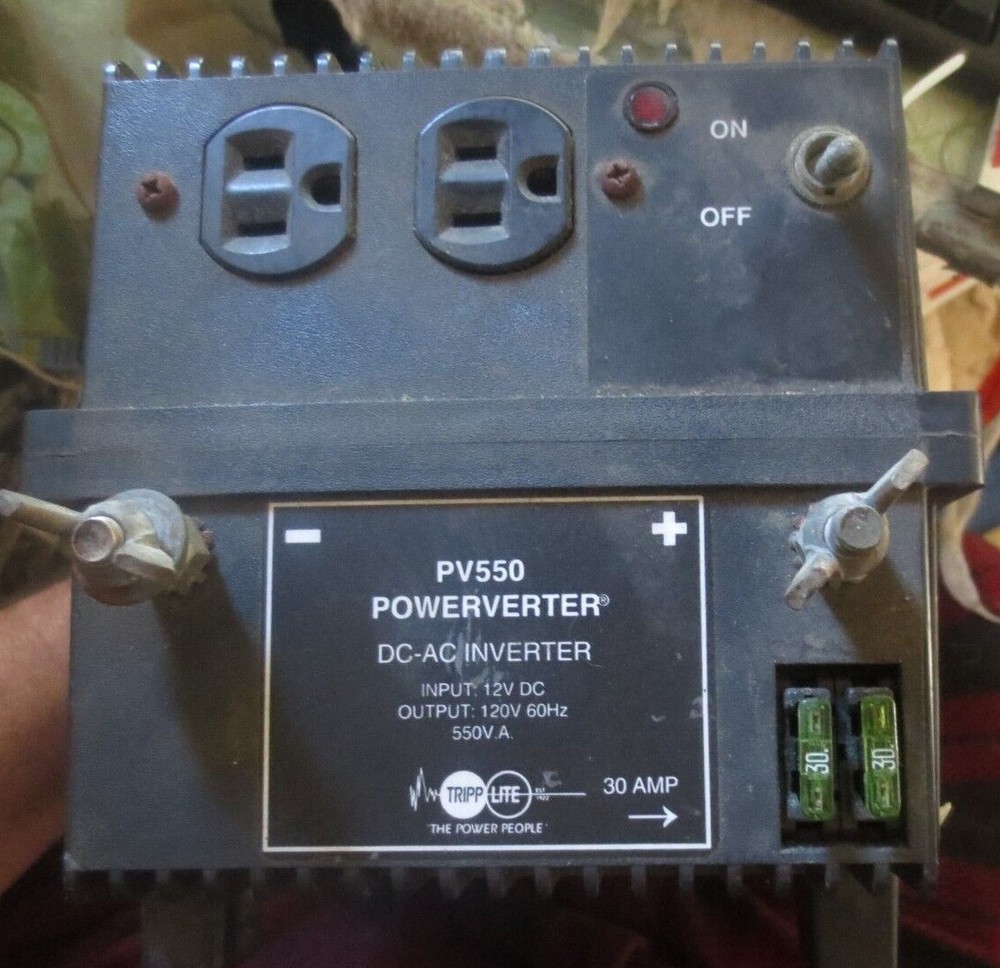 Vintage Tripp Lite Powerverter DC-AC Inverter model PV550