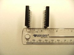 5x Pack Lot DIP24 Wide DIP IC Sockets 24 Pins 2 Rows 12 Pins Each Sides Circuit