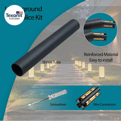 3 Sets Underground Wire Splice Kit for Romex 14/3 to 8/3 Direct Bury UF Electric