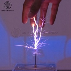 Bluetooth Music Tesla Coil AC110-240V 120W 50/60Hz High Frequency Voltage Pulse
