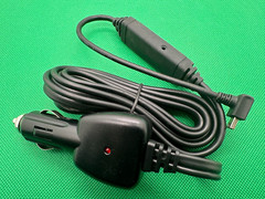 GARMIN GTM 25 GPS CAR CHARGER POWER CABLE & LIFETIME USA/CANADA TRAFFIC RECEIVER