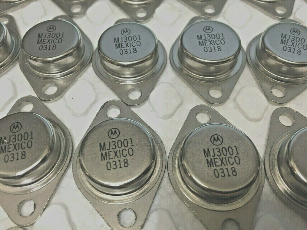MJ3001 Silicon NPN Darlington Power Transistor New Original MOTOROLA LOT OF 1