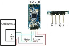 Compact HM-10 Bluetooth 4.0 BLE Module for Arduino – Easy 4PIN Connection