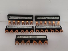 ALLEN BRADLEY 140M-C-W452 COMPACT BUSBAR 600V 3 PHASE SERIES A (LOT OF 5)