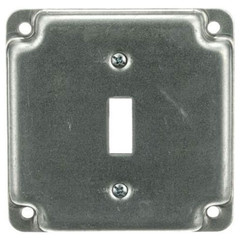 Steel City RS-9, 4″ Box, 1/2″ Raised, (1) Toggle Switch, Outlet Box Cover, 1 pc