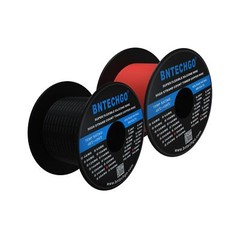 BNTECHGO 26 Gauge Silicone Wire Spool Red and Black Each 1000ft Flexible 26 A…