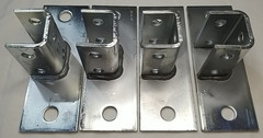 4 Pk Eaton B-Line Post Base 3.5″ H x 8″ L x 3″ W For B22 Channel B280 B280FLZN