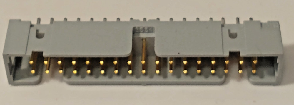 3M 2534 34-Pin IDC PCB Header Connector Vertical Straight Gold New Old Stock