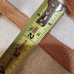 5 Yds(15 Ft) 1 Roll 3/4″ BRAIDED GROUND STRAP. Vintage Copper Flat Braid ACS.USA