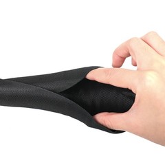 1″ Dia Braided Cable Sleeve Split Wire Loom Cord Management Heat Resistant Cover