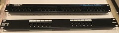Black Box GigaBase CAT5e Patch Panel – 24 Port And Panel-12 Lot Of 2