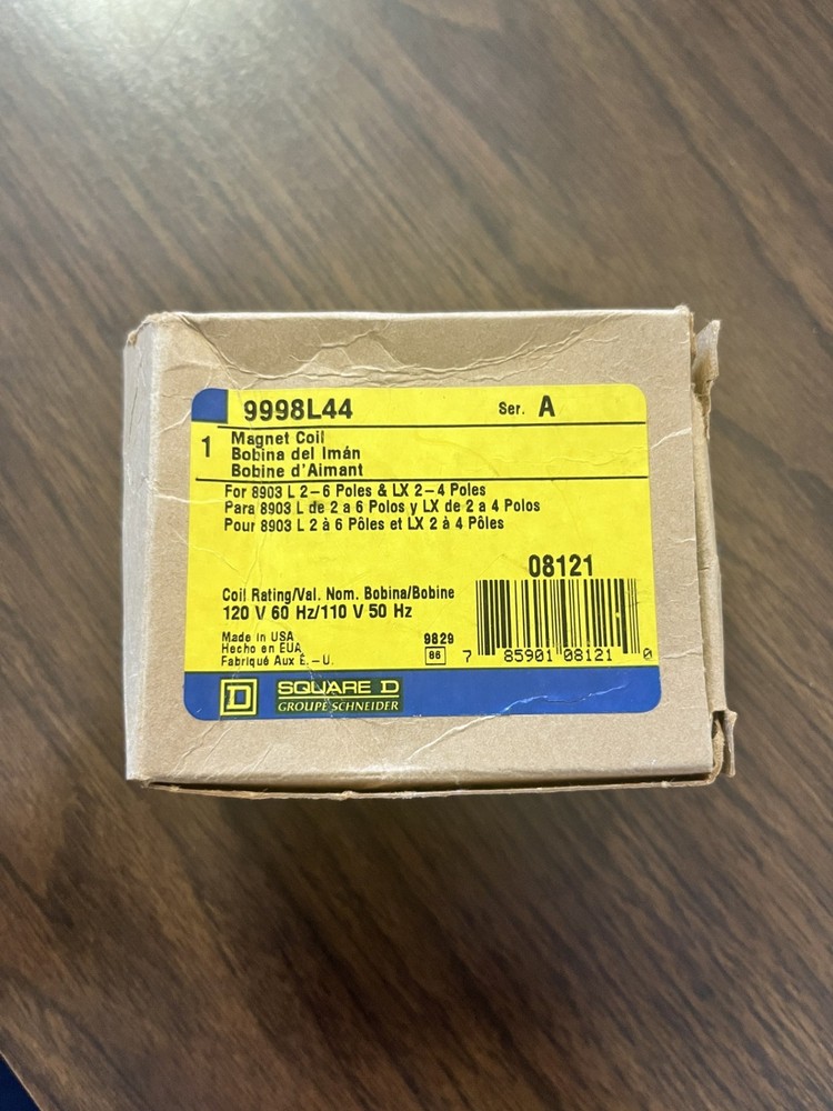 SQUARE D 9998L44 110V / 120V MAGNET COIL NEW IN BOX