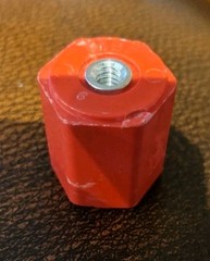 4 each MAR-BAL 1.25 Inch 10kV 1/4-20 Threaded Insulator With S.S. Hardware USA