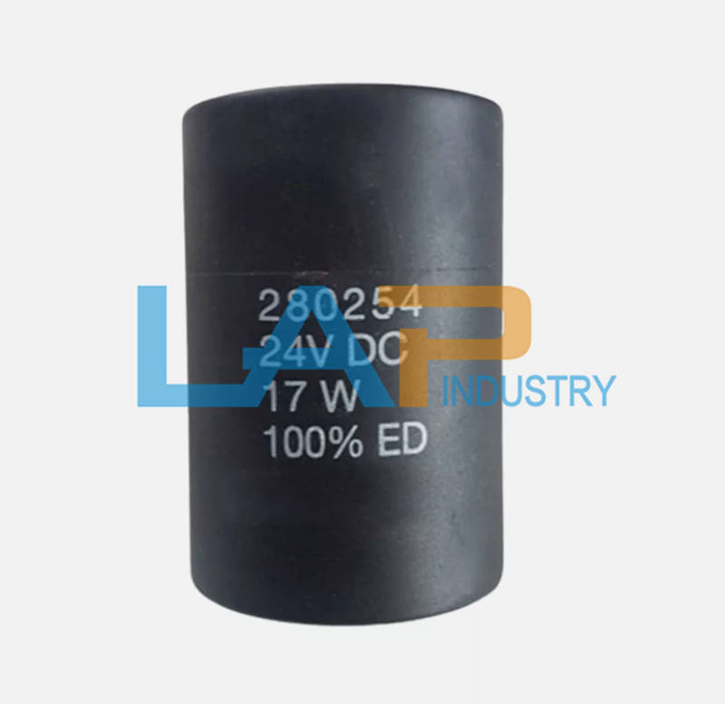 1PCS New 280254 Solenoid Valve Coil 28O254 24VDC 17W 100% ED