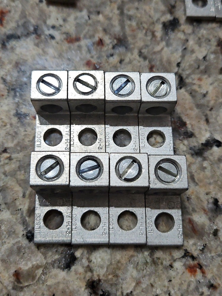 8X ILSCO TA-2 AL9CU TERMINAL LUG 2-14 ELECTRICAL CONNECTOR PART! g50