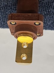 Hubbell Single Pole Receptacle, 400 Amp. 2 Hole, 600 Volts Series 16
