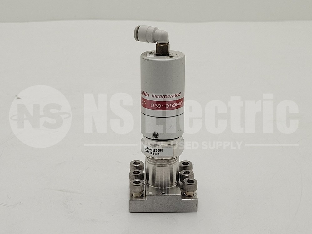 Fujikin Incorporated 0.P. 0.39~0.59MPa TYPE N.C. C.No.091404 316L-P