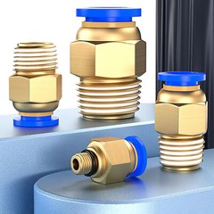 Fitting Thread Hose Fittings Pipe Quick Connectors Pneumatic Push In Connector