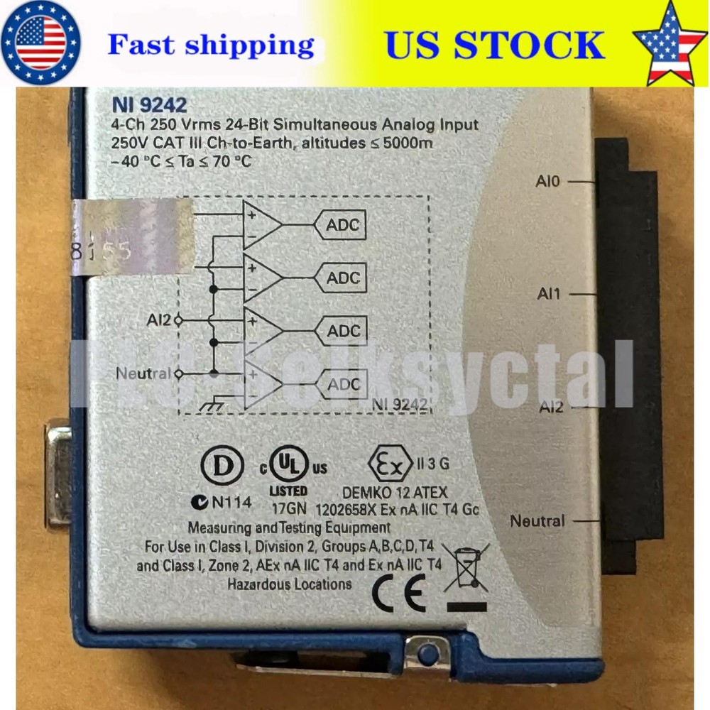 NEW National Instruments NI 9242 NI-9242 FAST SHIPPING