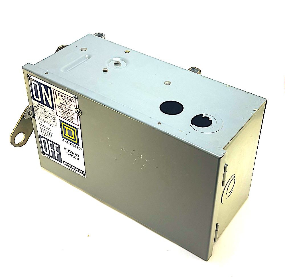 Square D PQ3206G 3P3W 60 Amp 240 Vac Bus Plug (Horizontal Style)